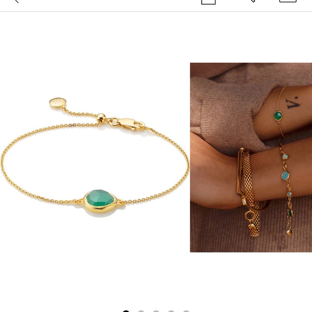 Monica Vinader NEW Mini Siren Fine Chain Bracelet